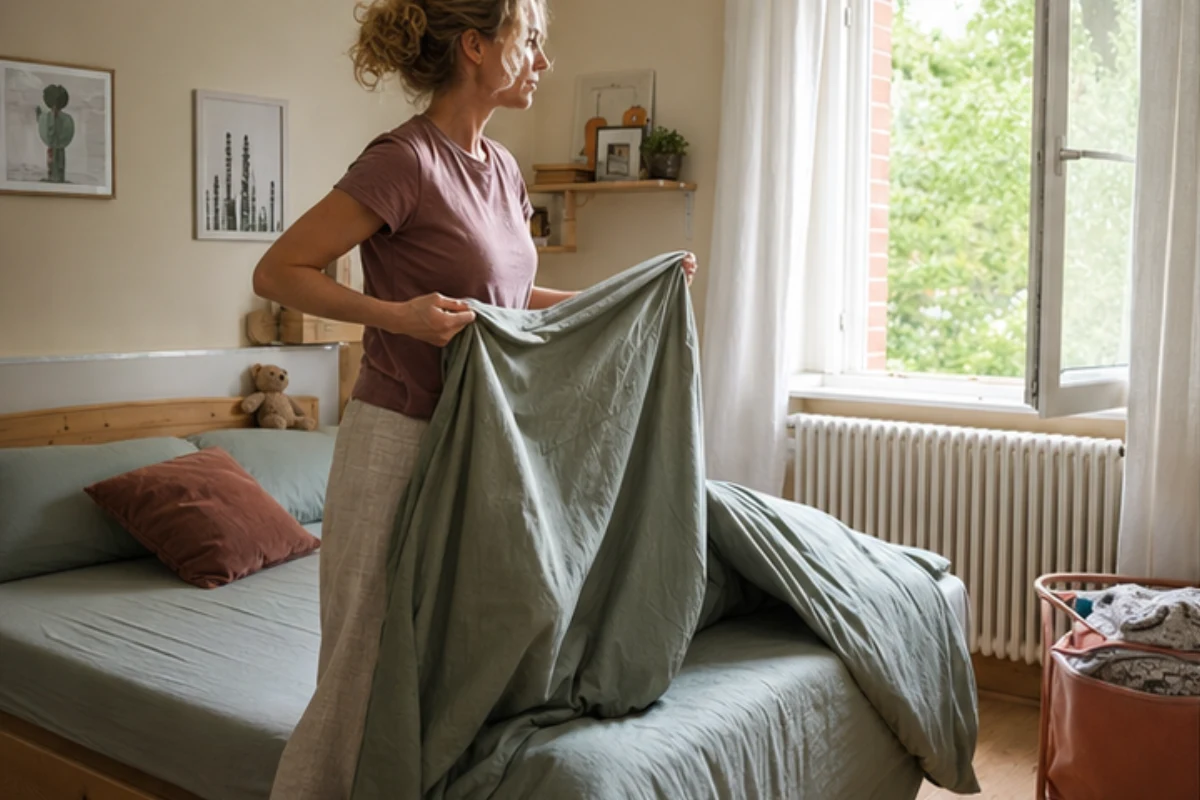 Anwendungssituation im Ratgeber Allergiker-Bettdecke günstig kaufen: Wärmeklasse und Feuchtetransport realistisch prüfen