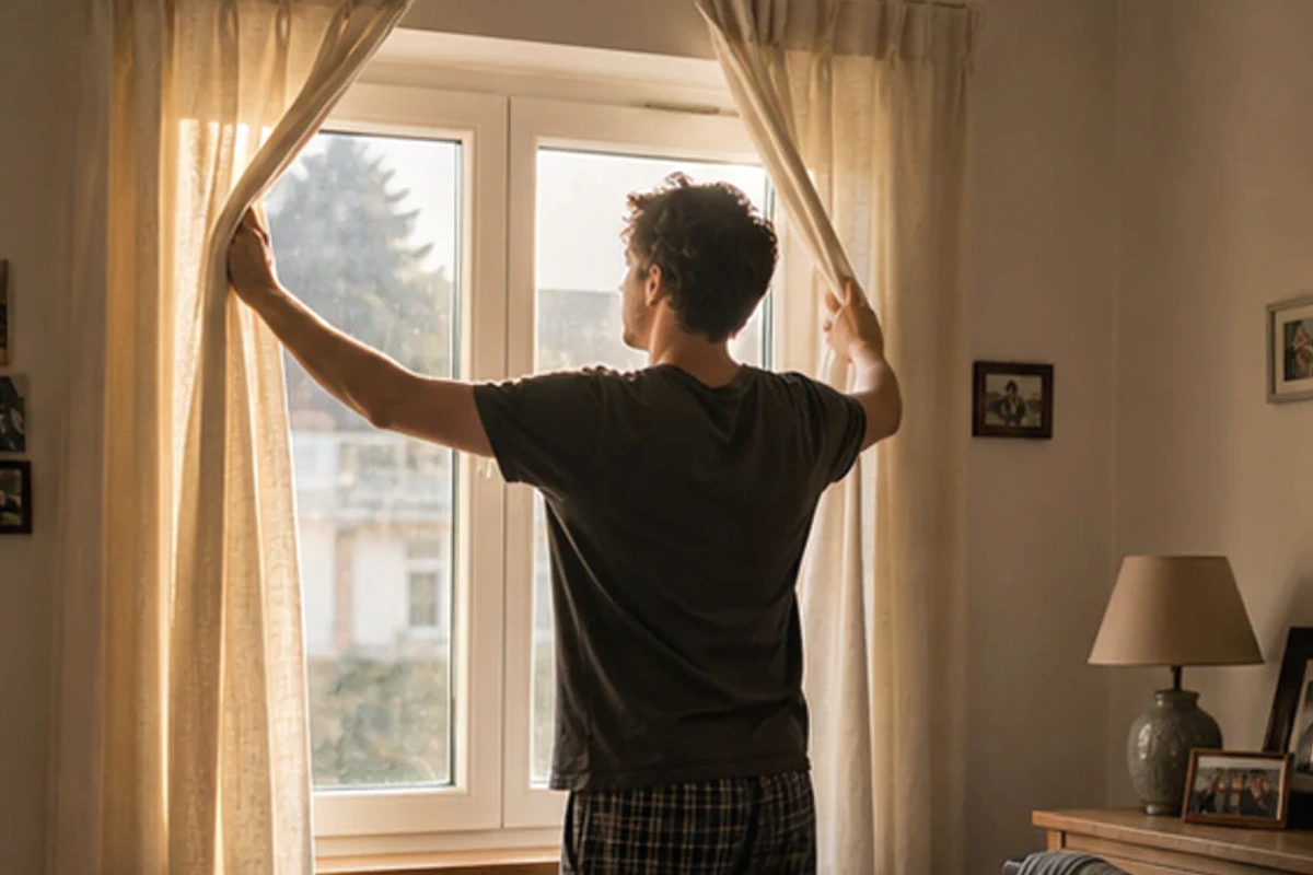 Authentischer Handgriff im Schlafalltag zu Seidendecke – was beachten mit Blick auf Wärmeklasse