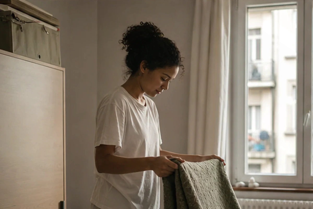 Auswahlsituation zu Wolldecke Checkliste: Wärmeklasse und Feuchtetransport im Blick