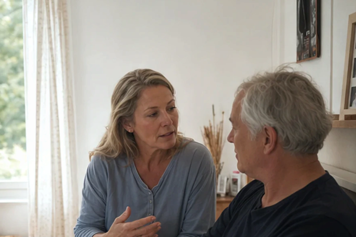 Ruhiger Alltagsmoment zum Ratgeber Jerseybettwäsche für Seitenschläfer nach einer bewussten Entscheidung rund um Seitenlage