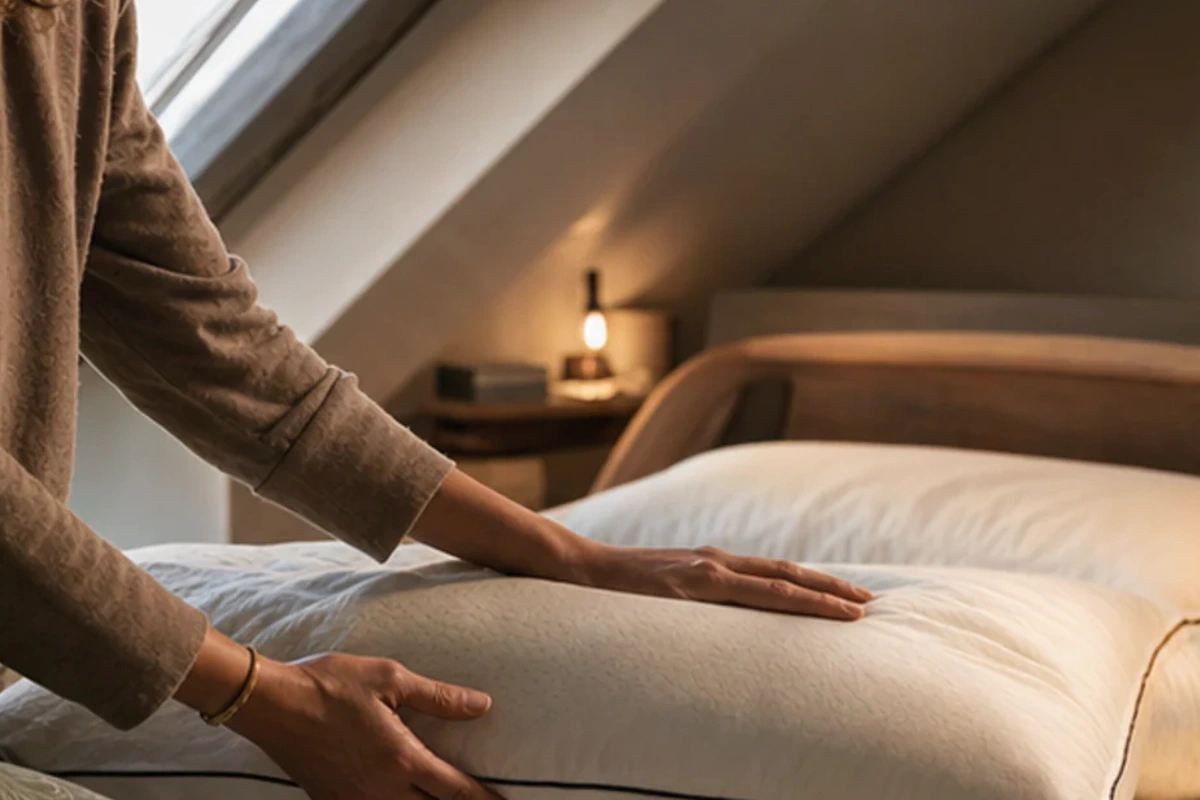 Anwendungssituation im Ratgeber Satinbettwäsche für leichte Personen: Hautgefühl und Feuchteaufnahme realistisch prüfen