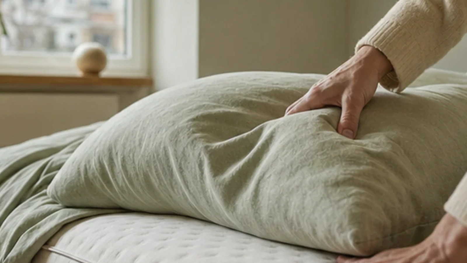 Ruhige Schlafszene zum Ratgeber Memory-Foam-Kissen für Allergiker