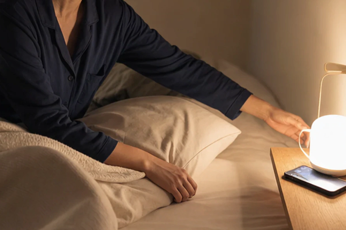 Ruhiger Alltagsmoment zum Ratgeber Memory-Foam-Kissen für Seitenschläfer nach einer bewussten Entscheidung rund um Seitenlage