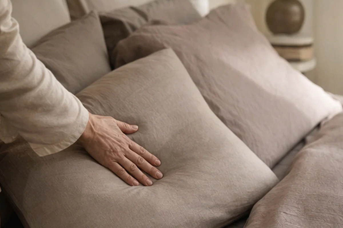 Anwendungssituation im Ratgeber Memory-Foam-Kissen günstig kaufen: Höhe und Nachgiebigkeit realistisch prüfen