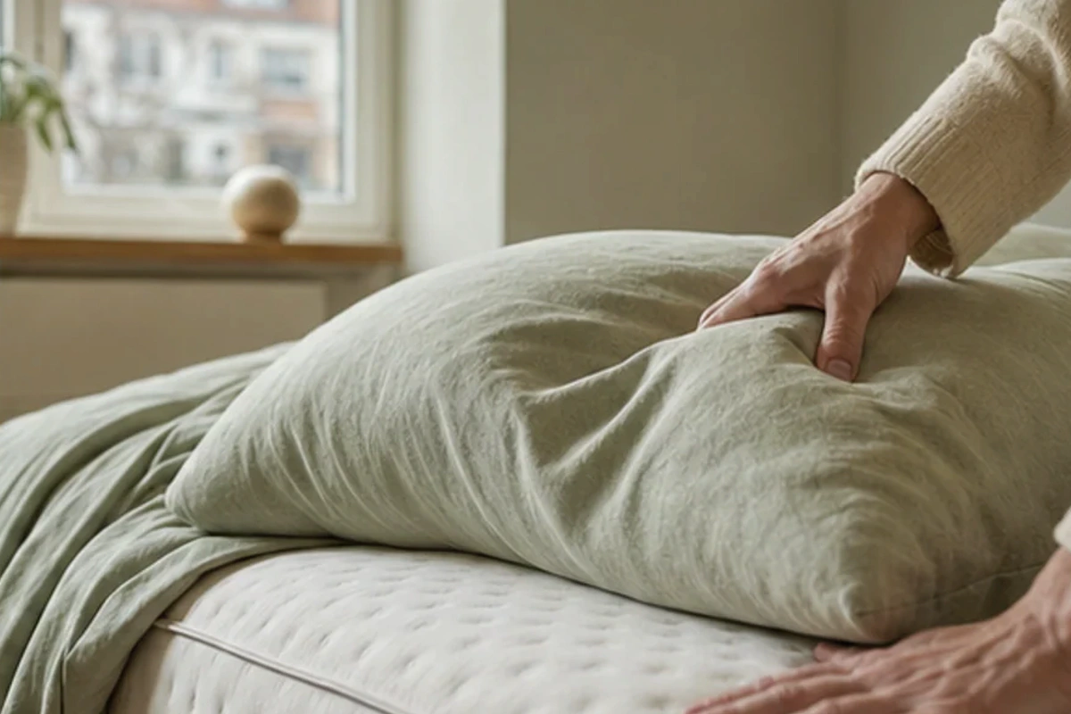 Bewohnte Schlafatmosphäre zum Ratgeber Memory-Foam-Kissen Haltbarkeit für Lebensdauer und Verschleiß bewerten