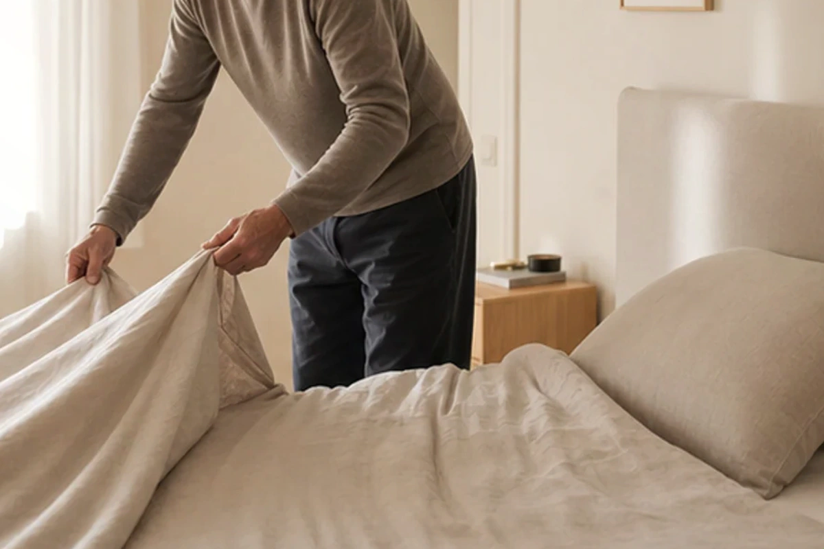 Anwendungssituation im Ratgeber Seitenschläferkissen Premium: Höhe und Nachgiebigkeit realistisch prüfen