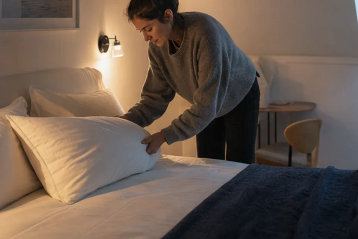 Auswahlsituation zu Bett1 Bodyguard Vor- und Nachteile: Modellaufbau und Probeschlafen im Blick