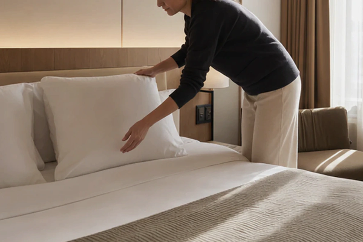 Authentischer Handgriff im Schlafalltag zu Bett1 Bodyguard Vor- und Nachteile mit Blick auf Modellaufbau