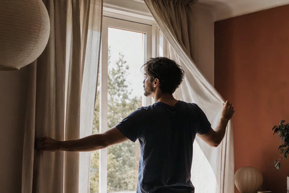 Authentischer Handgriff im Schlafalltag zu Ikea Matratze für Seitenschläfer mit Blick auf Modellaufbau