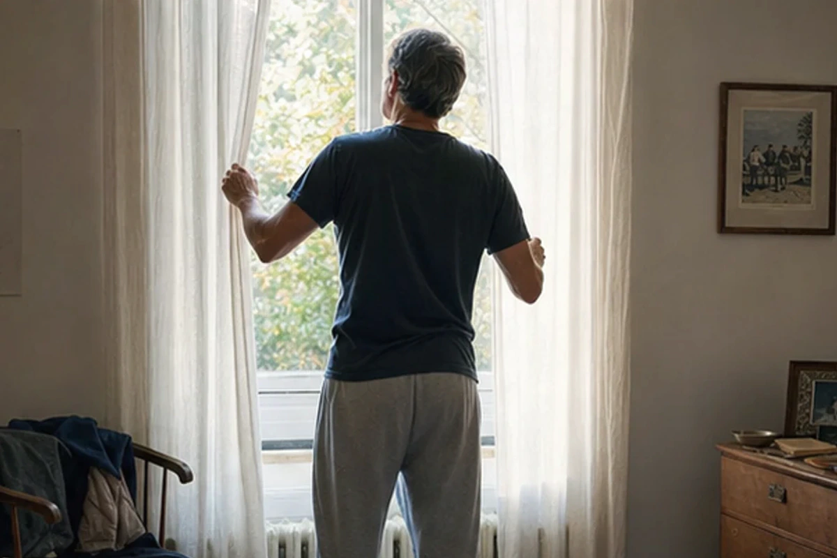 Authentischer Handgriff im Schlafalltag zu Swiss Sense Matratze günstig kaufen mit Blick auf Modellaufbau