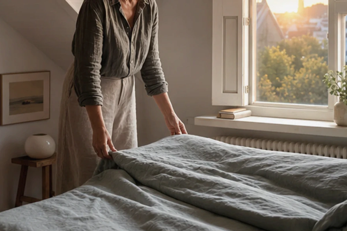 Anwendungssituation im Ratgeber Viscoschaummatratze für Rückenschläfer: Stützung und Druckverteilung realistisch prüfen