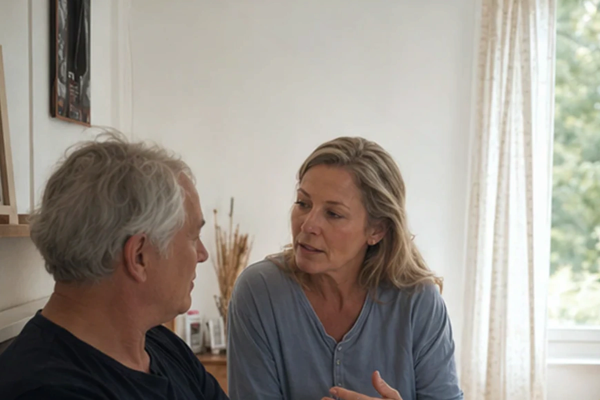 Ruhiger Alltagsmoment zum Ratgeber Ohrstöpsel gegen Schnarchen für Seitenschläfer nach einer bewussten Entscheidung rund um Seitenlage