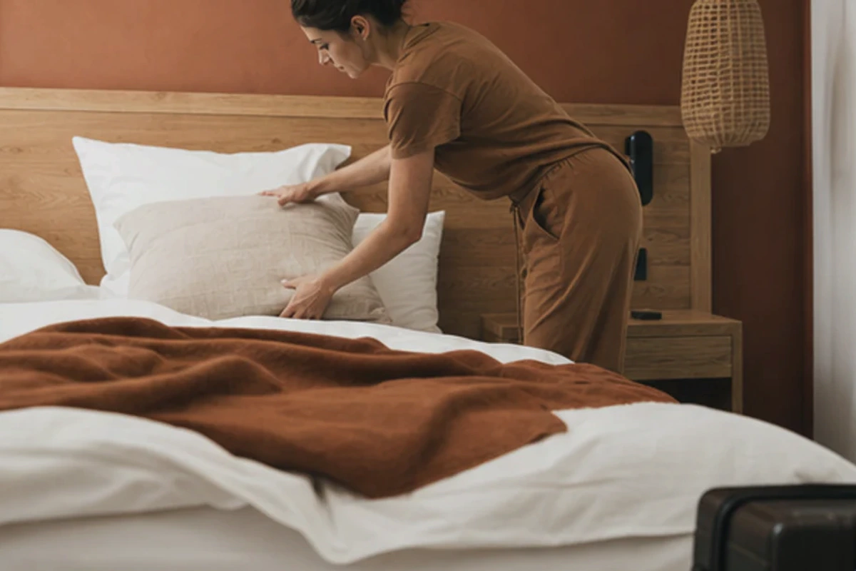 Bewohnte Schlafatmosphäre zum Ratgeber im Hotel schlafen Checkliste für Schlaf unterwegs vorbereiten