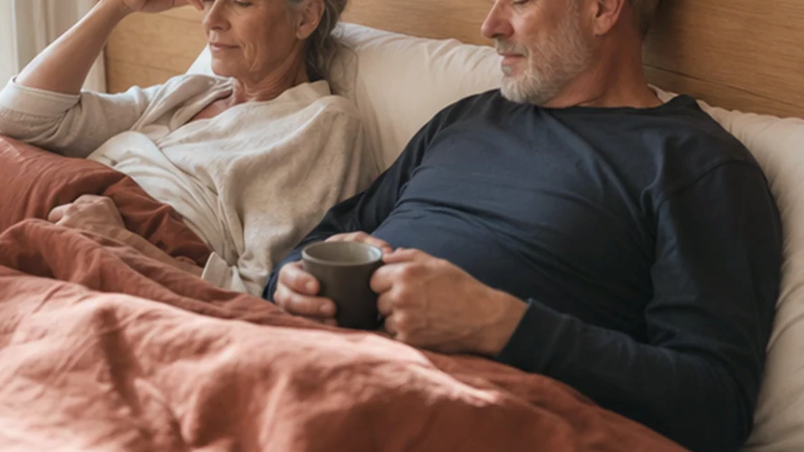 Ruhige Schlafszene zum Ratgeber Melatonin bei Stress