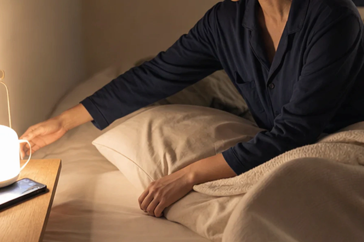 Bewohnte Schlafatmosphäre zum Ratgeber Melatonin Routine für eine verlässliche Gewohnheit aufbauen