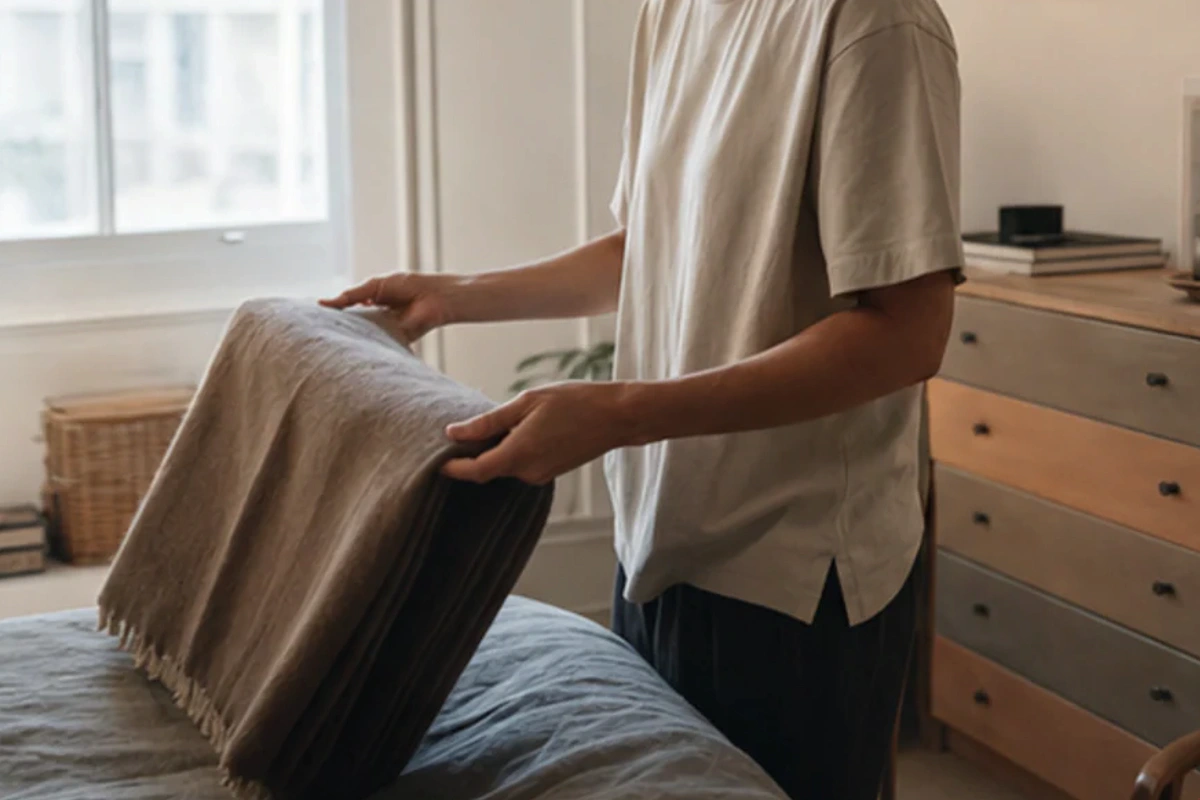 Ruhiger Alltagsmoment zum Ratgeber Abendroutine im Alter nach einer bewussten Entscheidung rund um Lebensphase