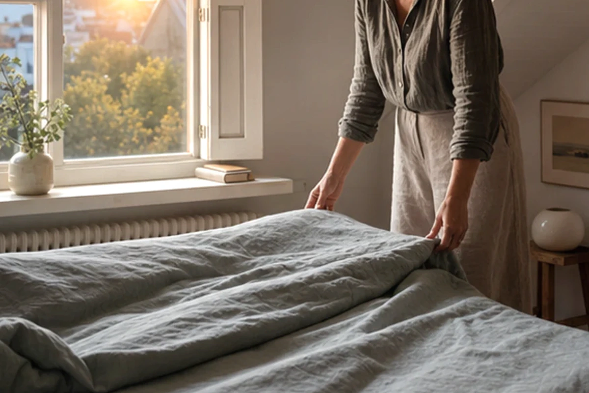 Anwendungssituation im Ratgeber nächtliches Frieren im Sommer: Aufwachzeit und Dauer der Wachphase realistisch prüfen