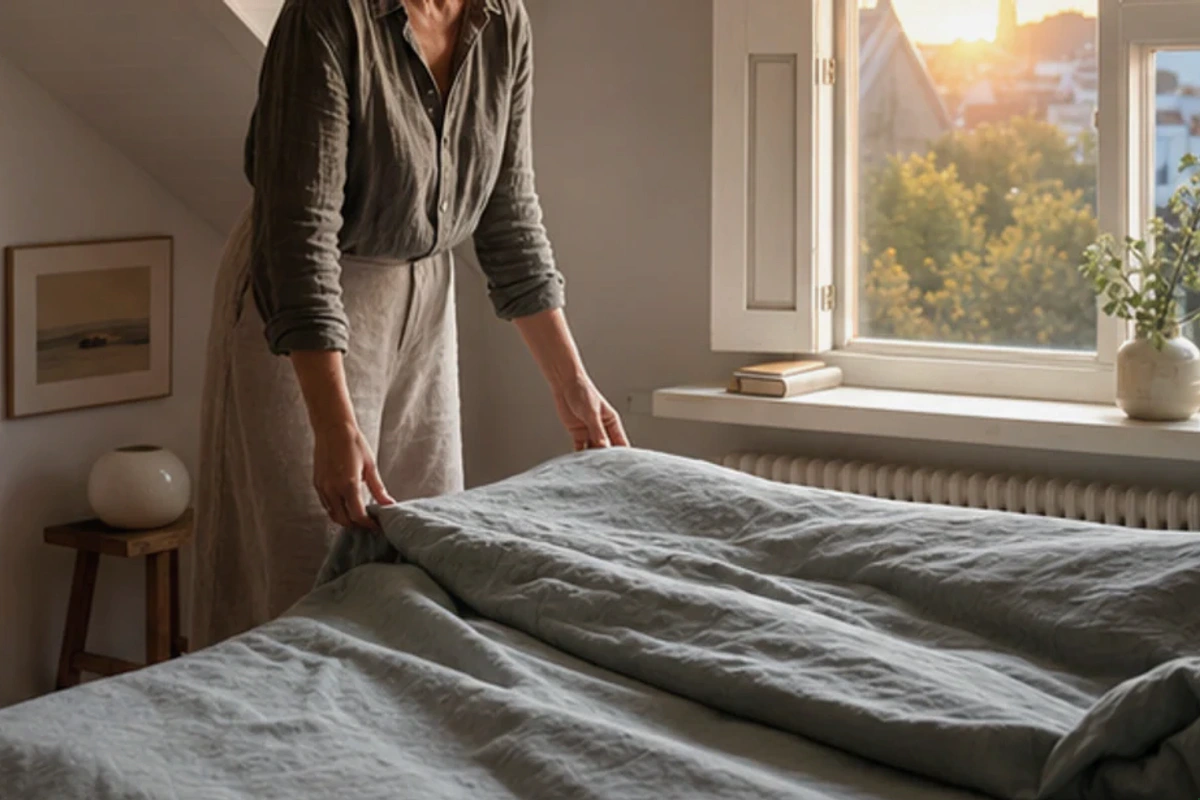 Anwendungssituation im Ratgeber Einschlafen nach Kaffee im Sommer: Abendlicht und Gedankenentlastung realistisch prüfen