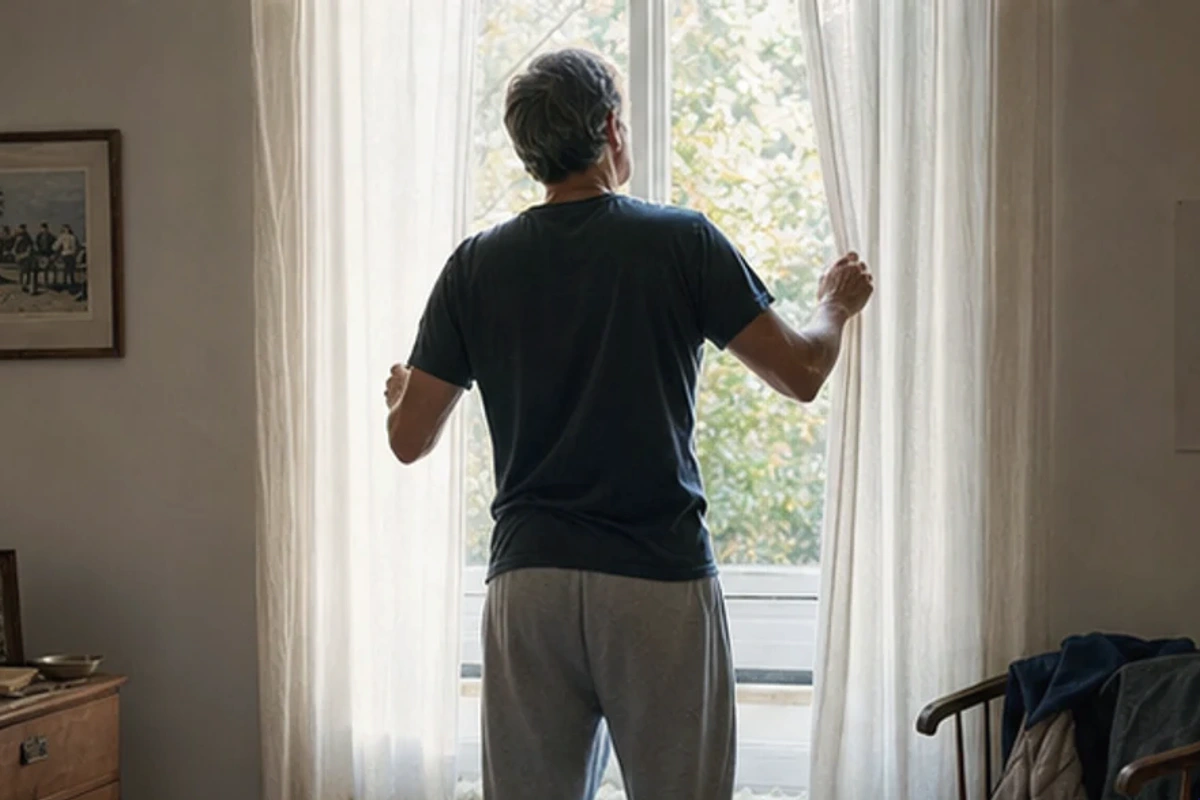 Auswahlsituation zu Einschlafen nach Kaffee Tipps: Abendlicht und Gedankenentlastung im Blick