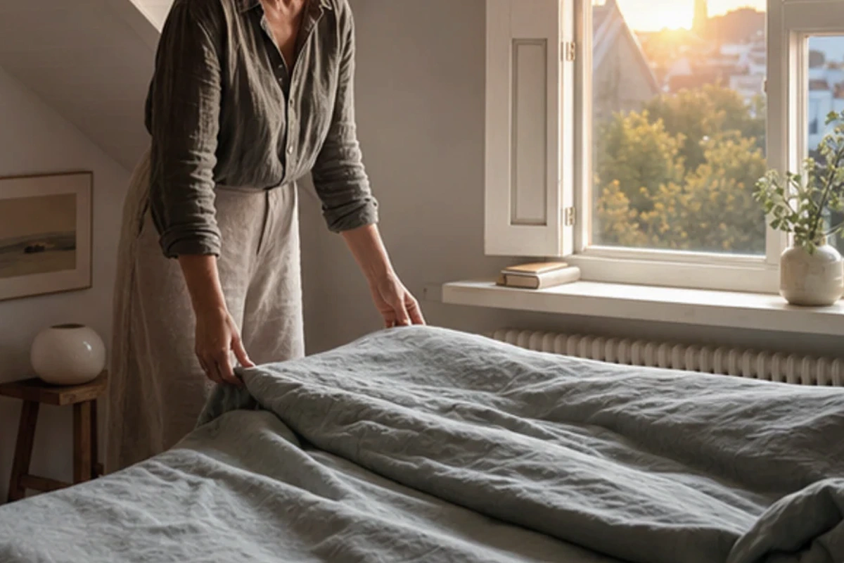 Anwendungssituation im Ratgeber Einschlafen ohne Handy wann ärztlich abklären: Abendlicht und Gedankenentlastung realistisch prüfen