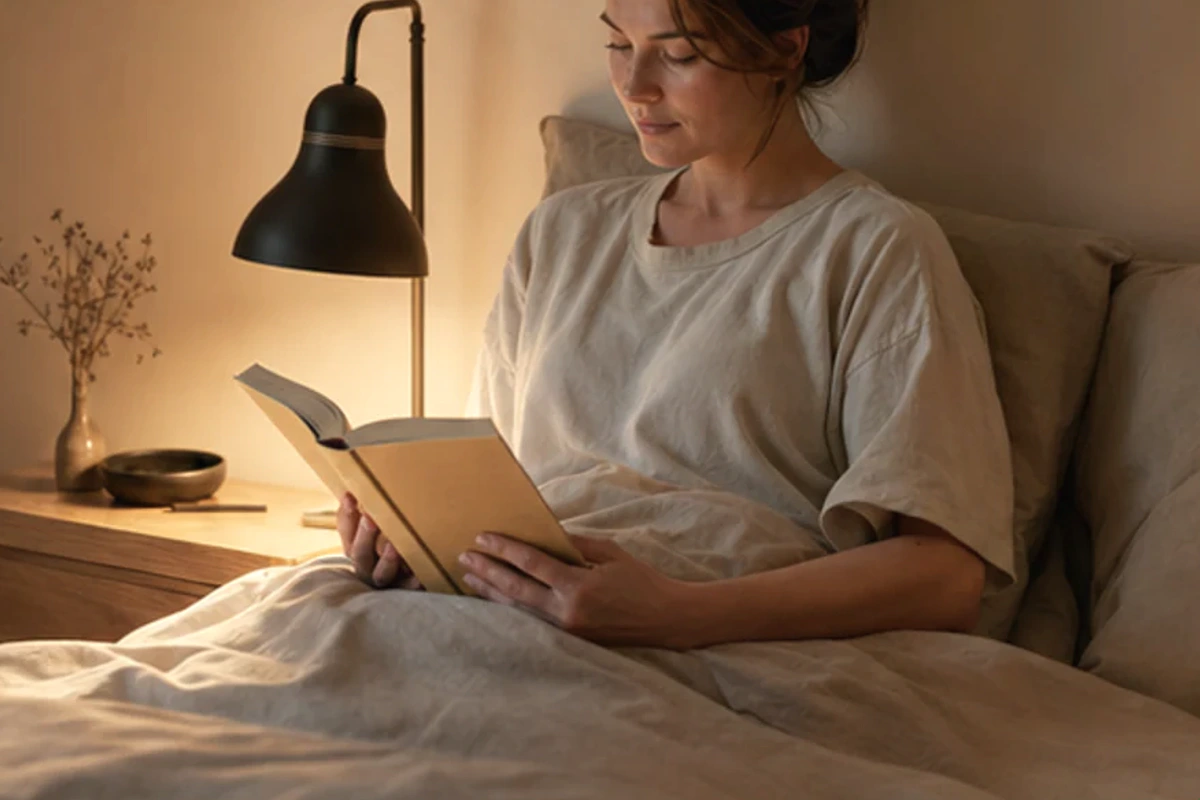 Auswahlsituation zu spät müde werden im Winter: Abendlicht und Gedankenentlastung im Blick