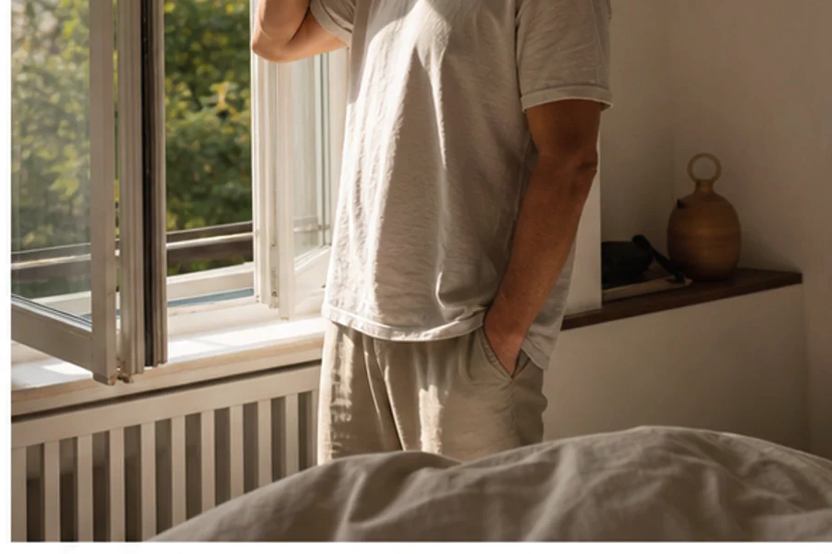 Authentischer Handgriff im Schlafalltag zu Morgenroutine was hilft mit Blick auf Rhythmus