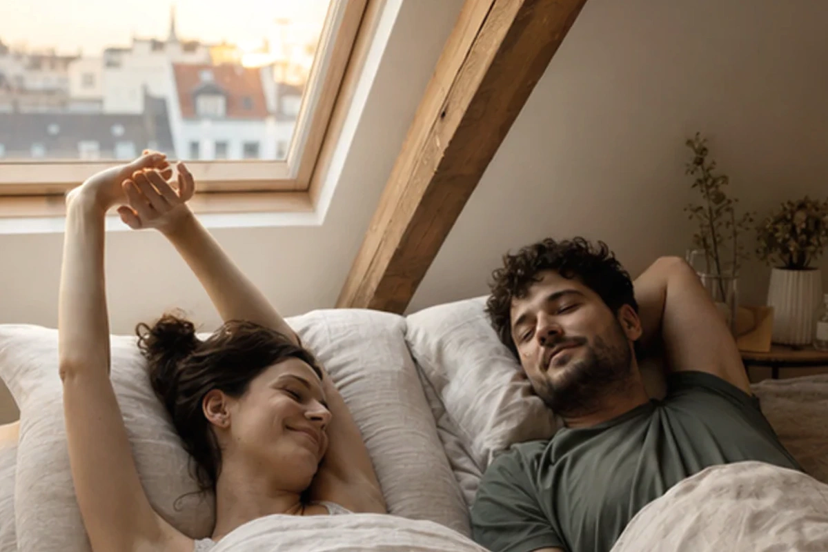 Bewohnte Schlafatmosphäre zum Ratgeber Powernap bei Stress für Überreizung am Abend reduzieren