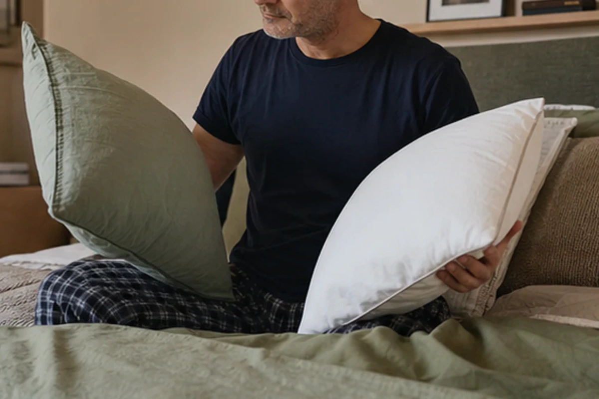 Authentischer Handgriff im Schlafalltag zu Powernap Routine mit Blick auf Rhythmus