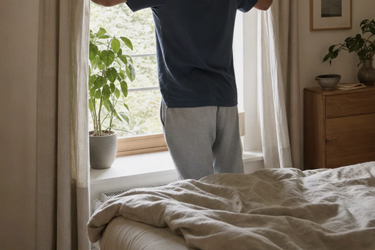 Anwendungssituation im Ratgeber Schlafhygiene Erfahrungen: Rhythmus und Licht realistisch prüfen