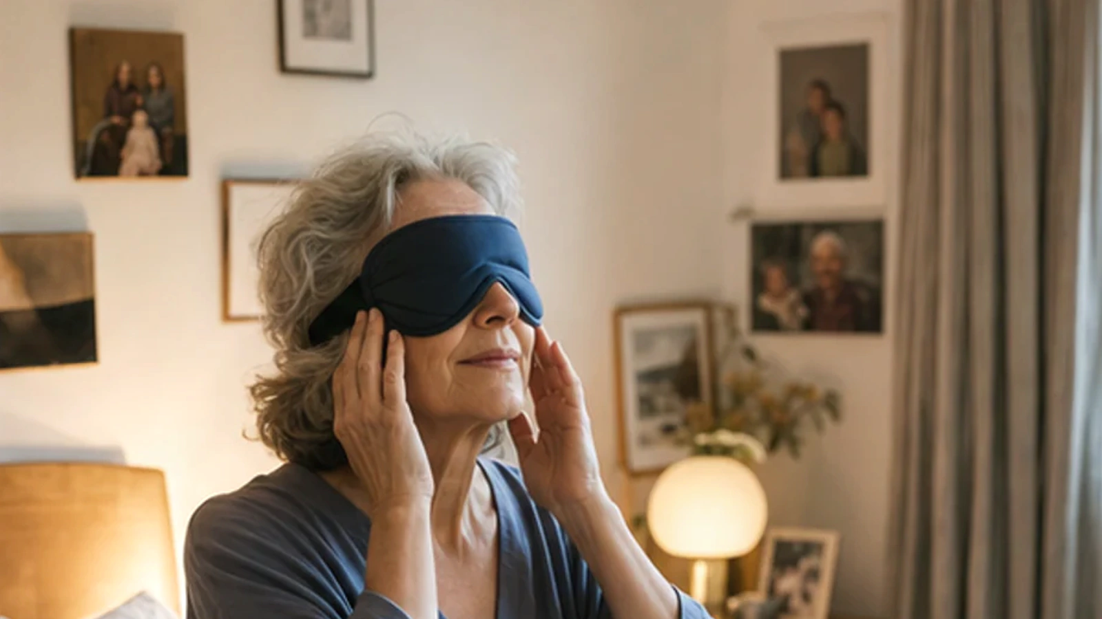 Ruhige Schlafszene zum Ratgeber Memory-Foam-Schlafmaske Checkliste