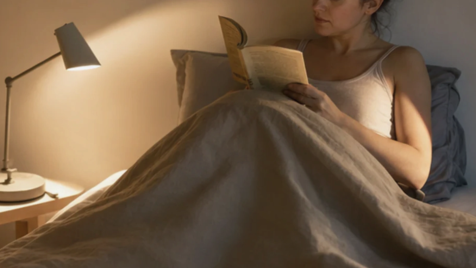 Ruhige Schlafszene zum Ratgeber Memory-Foam-Schlafmaske Erfahrungen