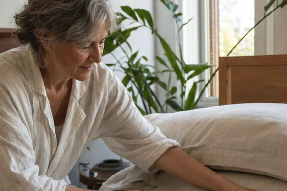 Anwendungssituation im Ratgeber Memory-Foam-Schlafmaske Test und Kriterien: Lichtdichtheit und Druckfreiheit realistisch prüfen