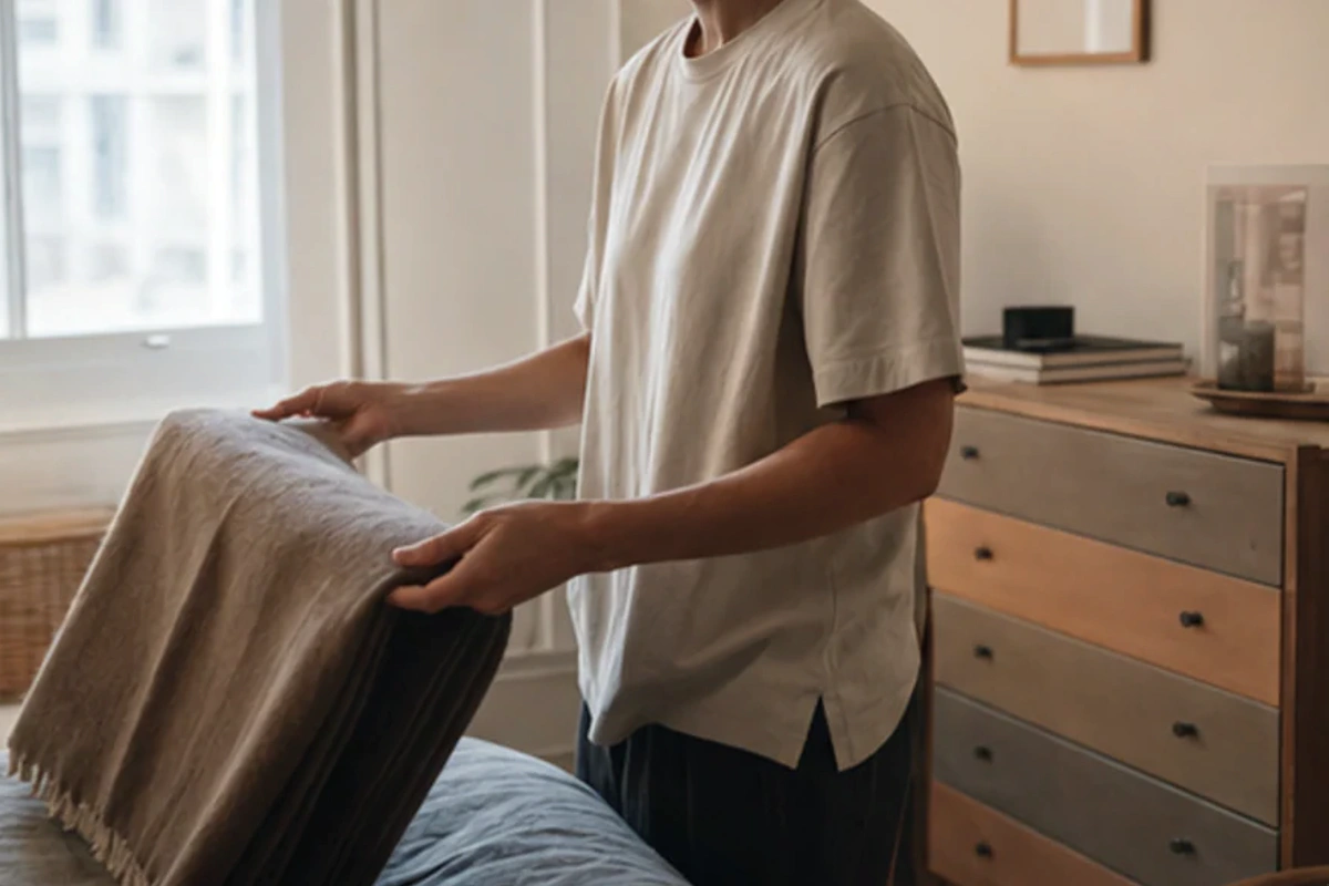 Ruhiger Alltagsmoment zum Ratgeber Schlafmaske bei Wimpernverlängerung Alternativen nach einer bewussten Entscheidung rund um Alternativen