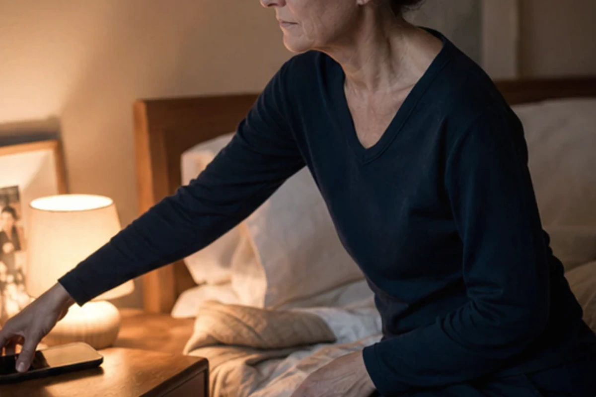 Authentischer Handgriff im Schlafalltag zu Schlafmaske für große Köpfe Test und Kriterien mit Blick auf Lichtdichtheit
