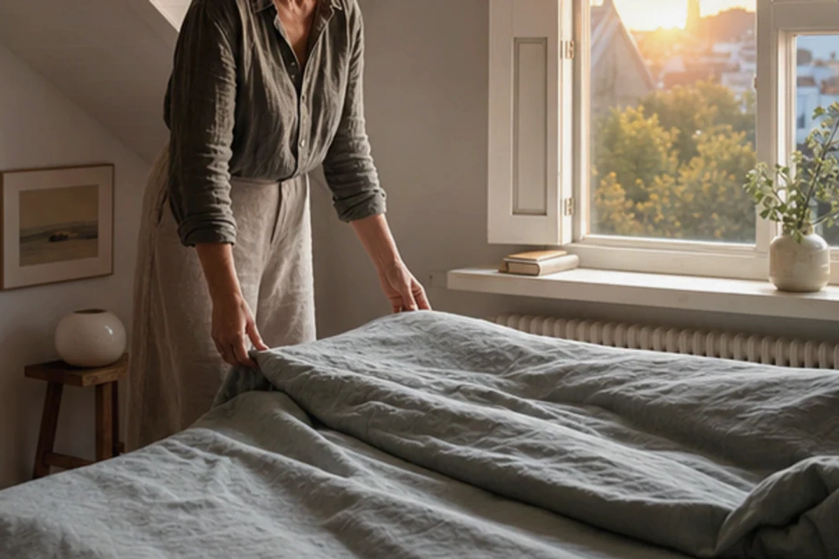 Anwendungssituation im Ratgeber Schlafmaske für Seitenschläfer für schwere Personen: Lichtdichtheit und Druckfreiheit realistisch prüfen