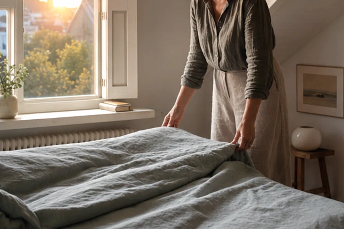Anwendungssituation im Ratgeber Seiden-Schlafmaske für schwere Personen: Lichtdichtheit und Druckfreiheit realistisch prüfen