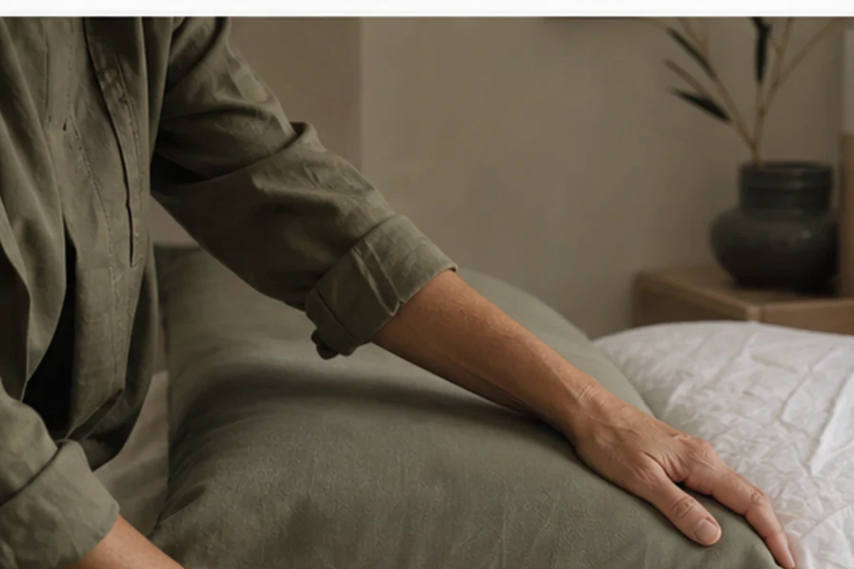 Bewohnte Schlafatmosphäre zum Ratgeber Schlafposition nach Sport bei Stress für Überreizung am Abend reduzieren