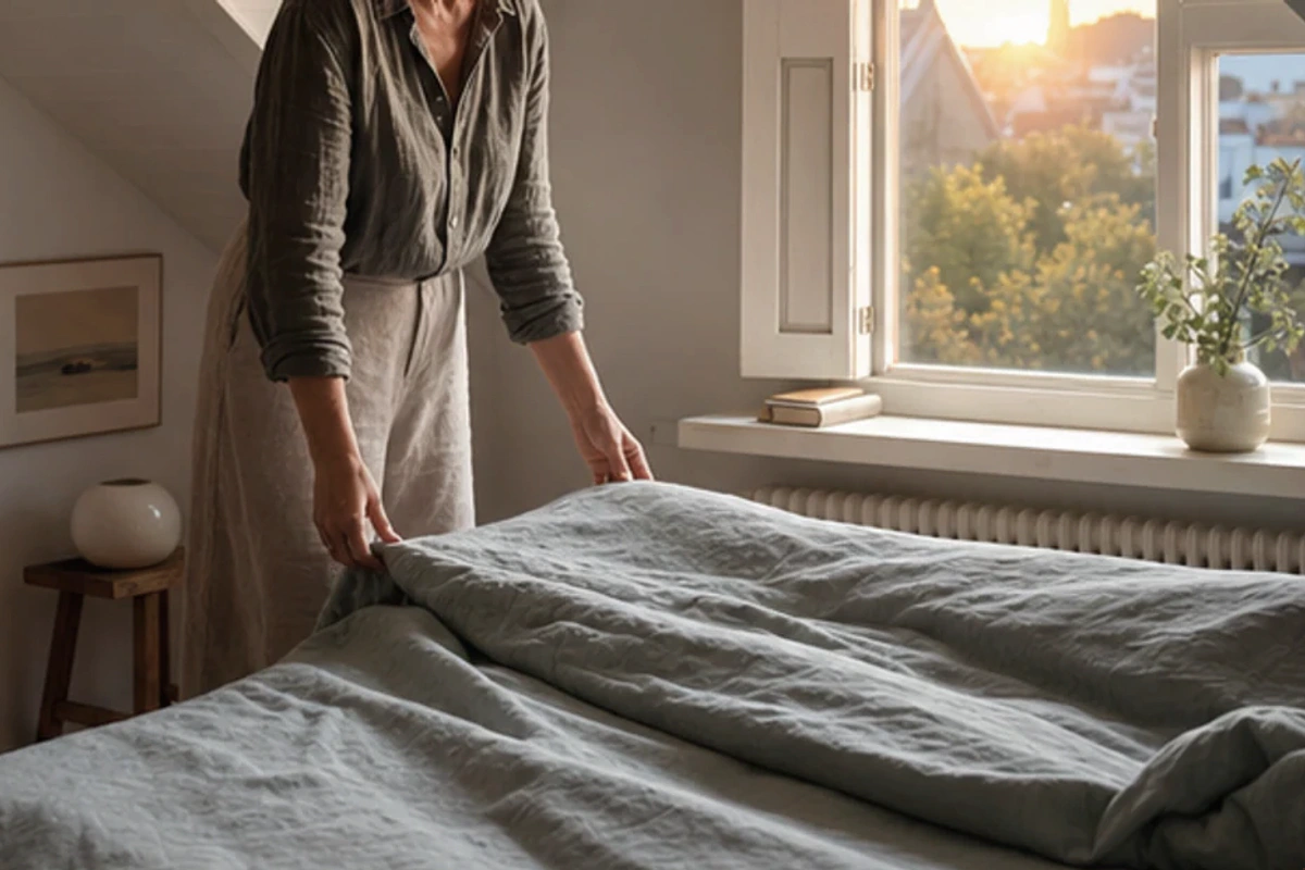 Anwendungssituation im Ratgeber wechselnde Schlafposition wissenschaftlich erklärt: Wirbelsäulenlinie und Schulterfreiraum realistisch prüfen