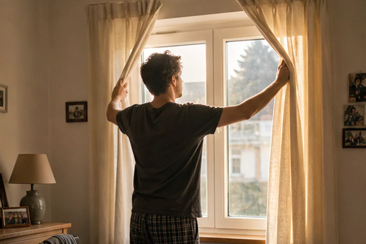 Anwendungssituation im Ratgeber allergikerfreundliches Schlafzimmer Erfahrungen: Temperatur und Feuchte realistisch prüfen