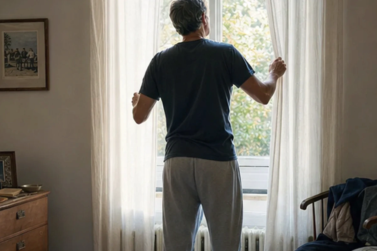 Authentischer Handgriff im Schlafalltag zu allergikerfreundliches Schlafzimmer richtig messen mit Blick auf Temperatur