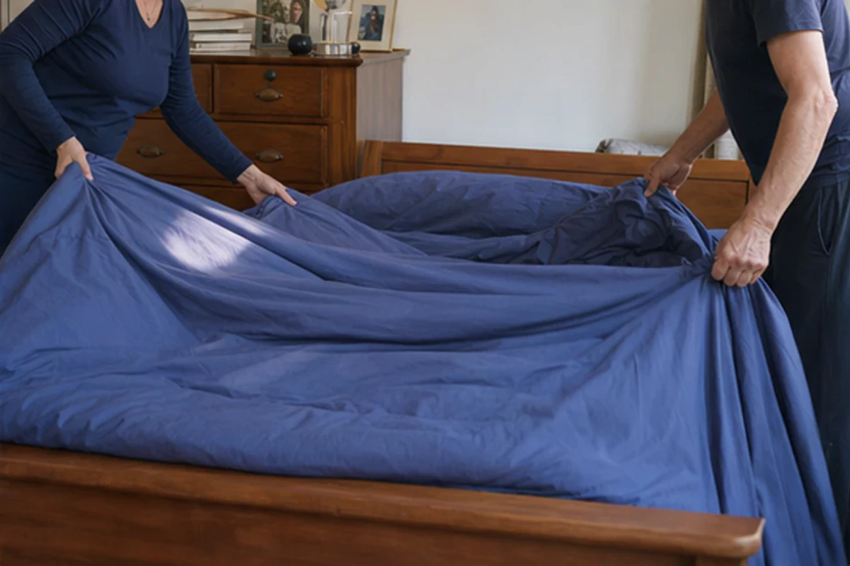 Ruhiger Alltagsmoment zum Ratgeber Bett 90x200 für Seitenschläfer nach einer bewussten Entscheidung rund um Seitenlage