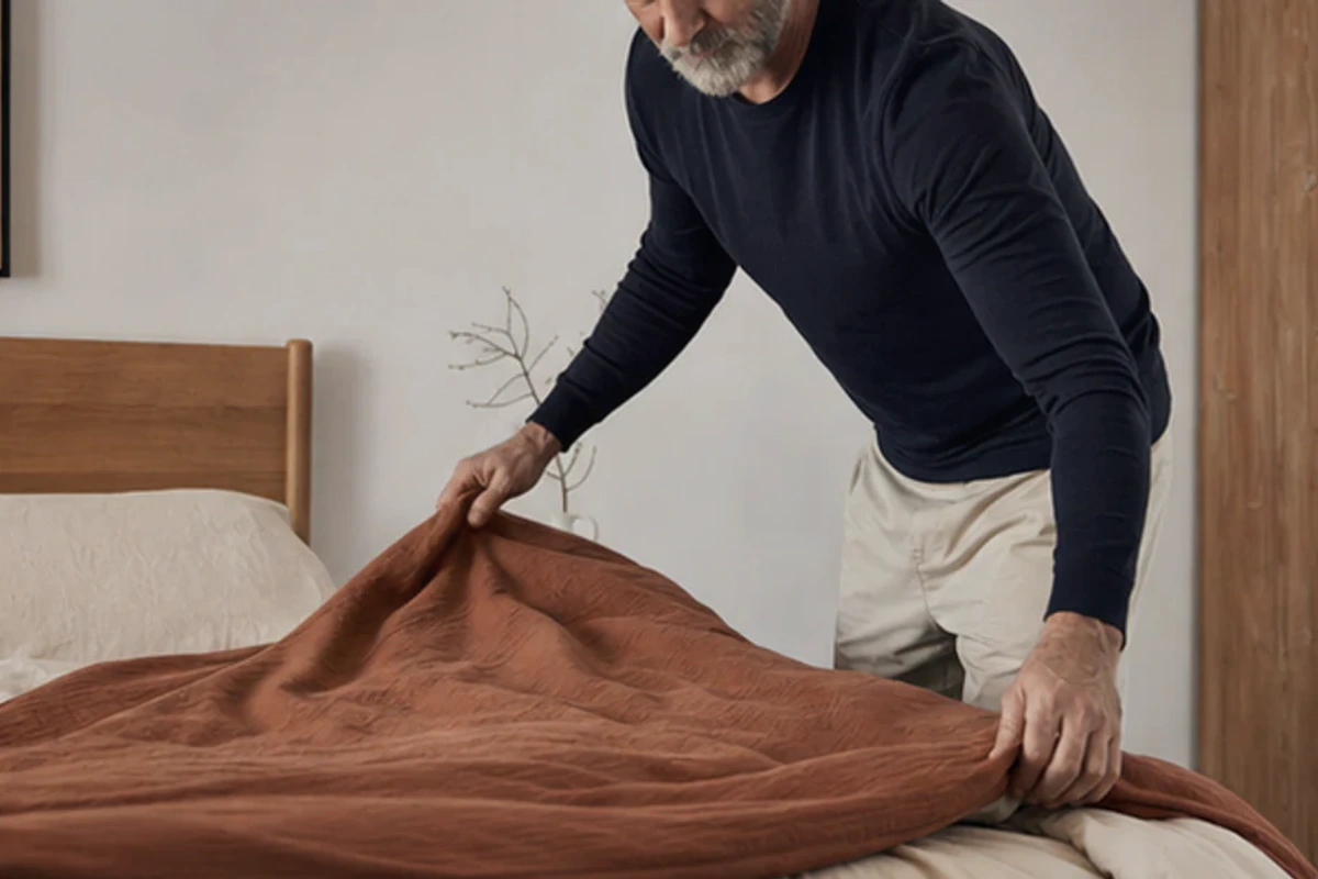 Ruhiger Alltagsmoment zum Ratgeber Polsterbett für Bauchschläfer nach einer bewussten Entscheidung rund um Bauchlage