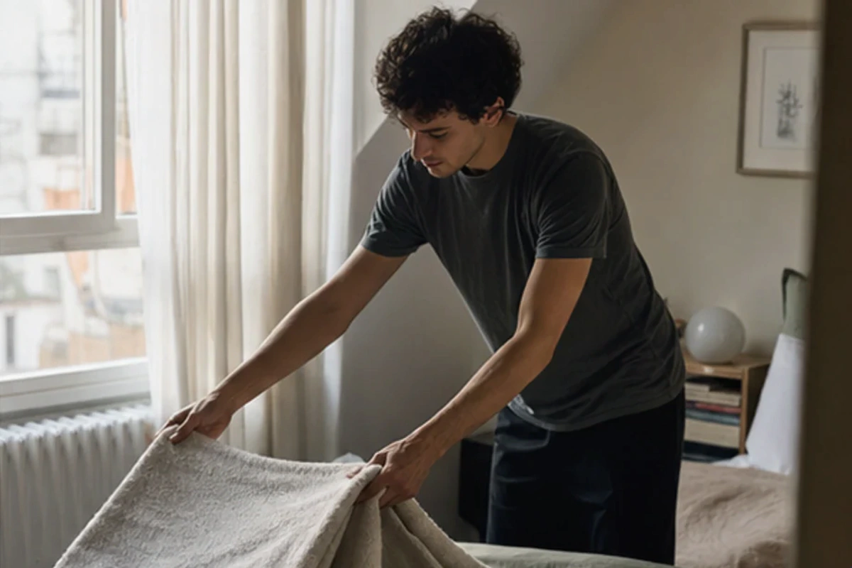 Anwendungssituation im Ratgeber Seniorenbett reinigen: Liegehöhe und Stabilität realistisch prüfen