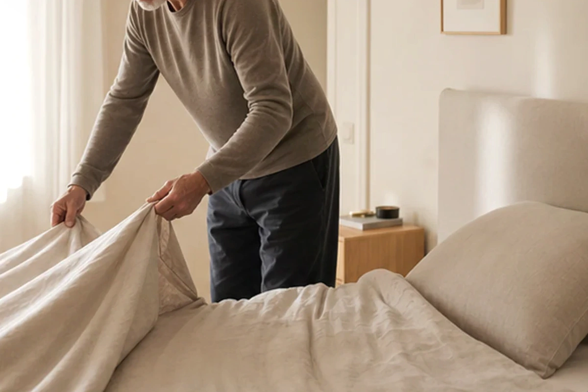 Anwendungssituation im Ratgeber Seniorenbett – was beachten: Liegehöhe und Stabilität realistisch prüfen