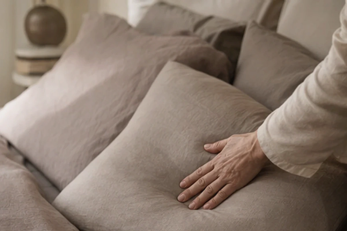 Anwendungssituation im Ratgeber Wasserbett für Bauchschläfer: Liegehöhe und Stabilität realistisch prüfen
