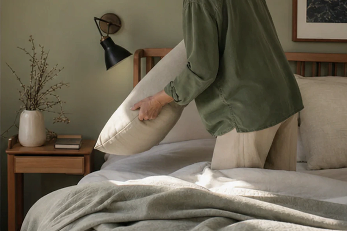 Bewohnte Schlafatmosphäre zum Ratgeber Wasserbett reinigen für Material schonend pflegen