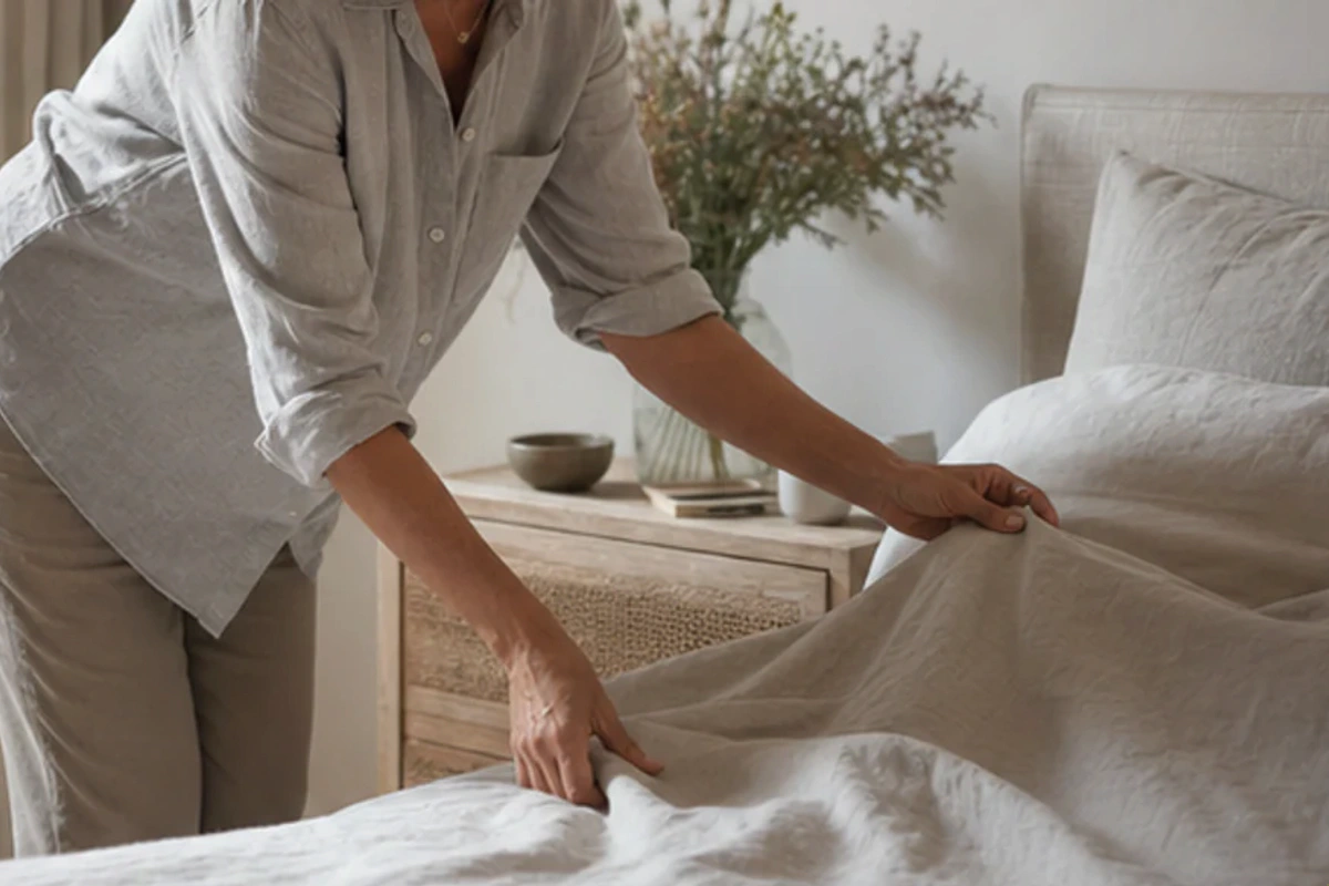 Anwendungssituation im Ratgeber Wasserbett Test und Kriterien: Liegehöhe und Stabilität realistisch prüfen
