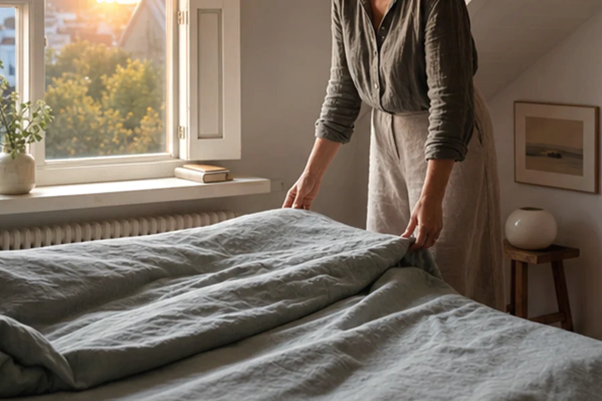 Anwendungssituation im Ratgeber kleines Schlafzimmer optimaler Wert: Temperatur und Feuchte realistisch prüfen