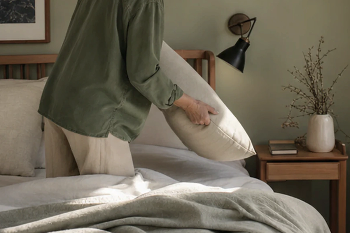 Ruhiger Alltagsmoment zum Ratgeber kleines Schlafzimmer Test und Kriterien nach einer bewussten Entscheidung rund um Prüfkriterien