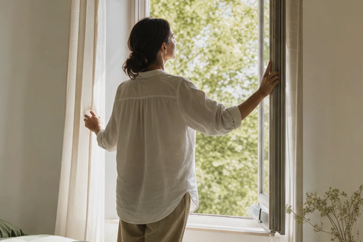 Auswahlsituation zu kleines Schlafzimmer Vergleich: Temperatur und Feuchte im Blick